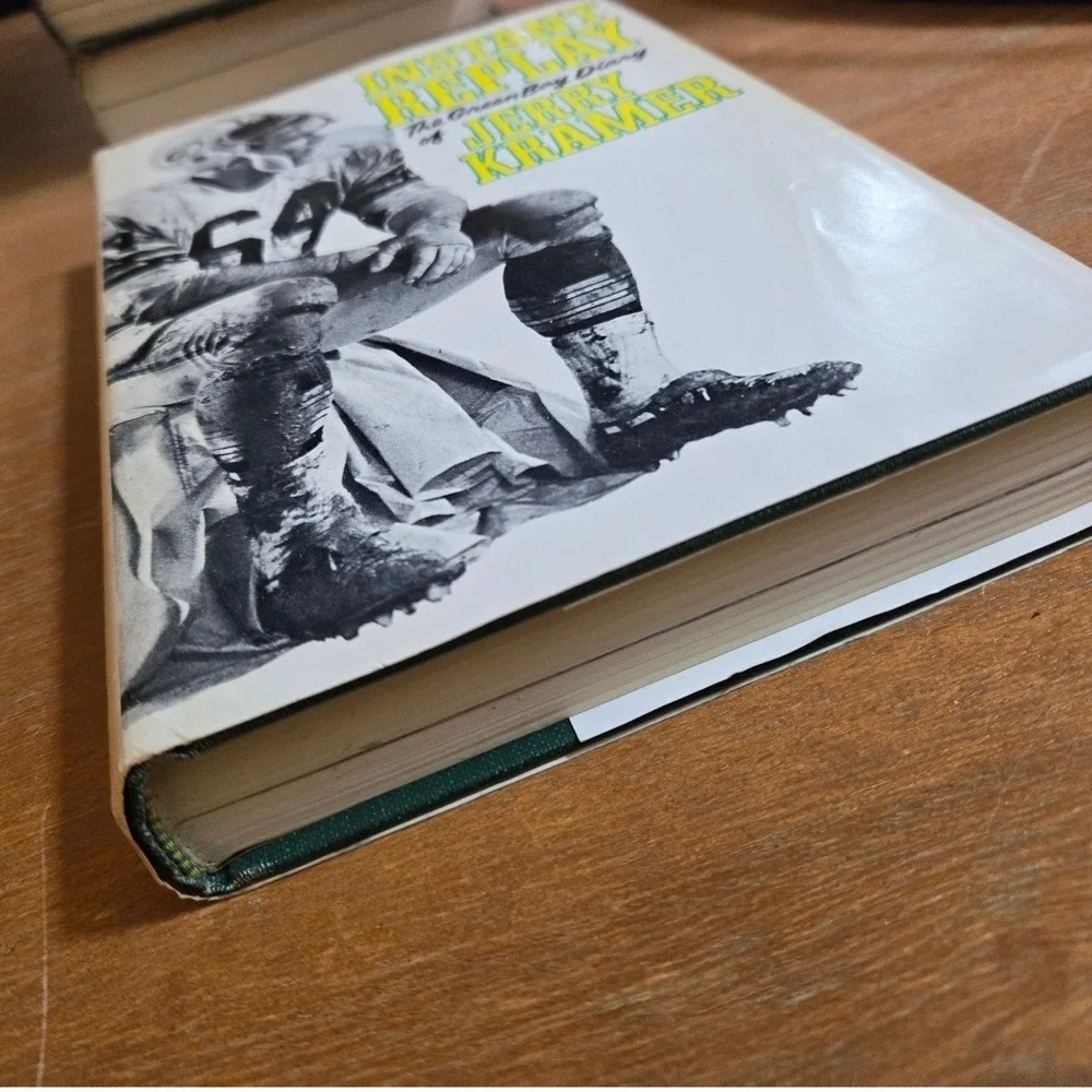 Jerry Kramer Instant Replay Green Bay Packers 1968 Hardcover Vintage Book